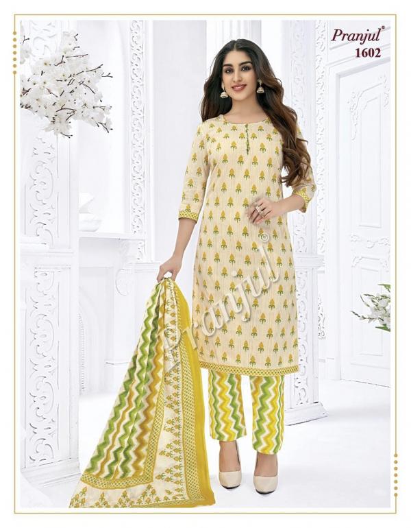 Pranjul Priyanka Vol-16 Cotton Designer Exclusive Dress Material